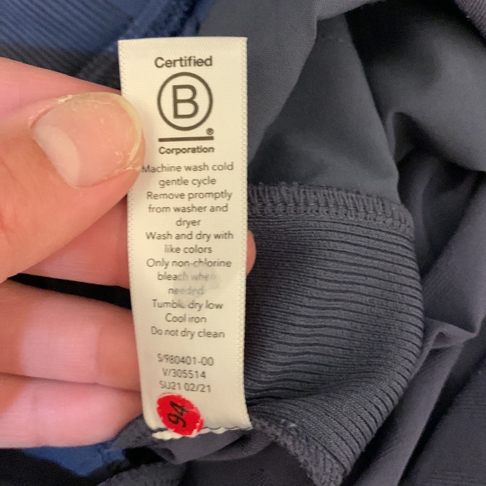 Athleta Brooklyn Textured Ankle Work Professional Waistband Pant Sz 10 - Picture 10 of 12